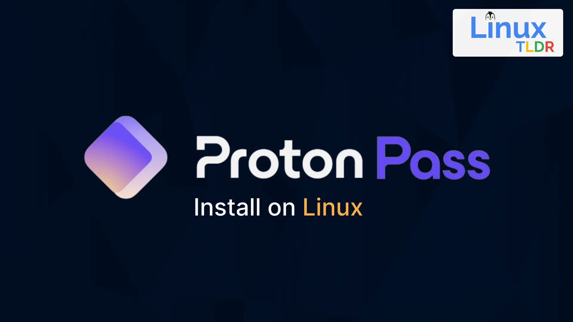 linux_tldr's tweet card. Learn how to install the Proton Pass Desktop App on your favorite Linux distribution, either Ubuntu, Debian, Linux Mint, Red Hat, Fedora, etc.