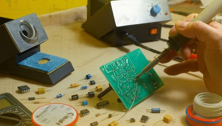 how2electronics's tweet card. Building compact electronic circuits at home is now easier than ever. With the right tools and a bit of patience, anyone can get started. This guide is