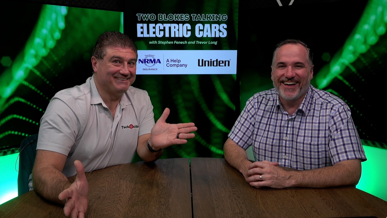 TechGuideAU's tweet card. Lock it in and take a listen to the latest episode of Two Blokes Talking Electric Cars – The EV Podcast – with Tech Guide editor Stephen Fenech and EFTM’s Trevor Long. This week, Stephen and Trevor...