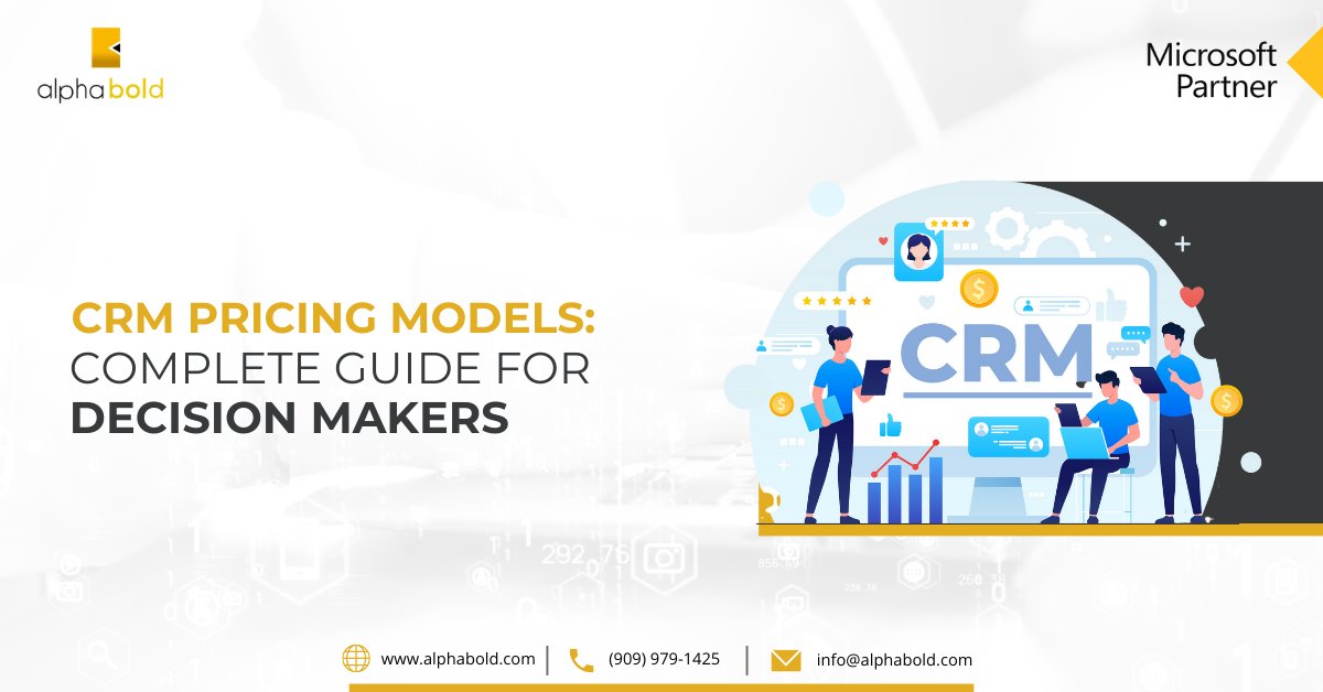 AlphaboldInc's tweet card. Explore CRM pricing models with real costs from Dynamics 365, HubSpot, Salesforce & more. Find the best-fit plan for your business size, features & budget.