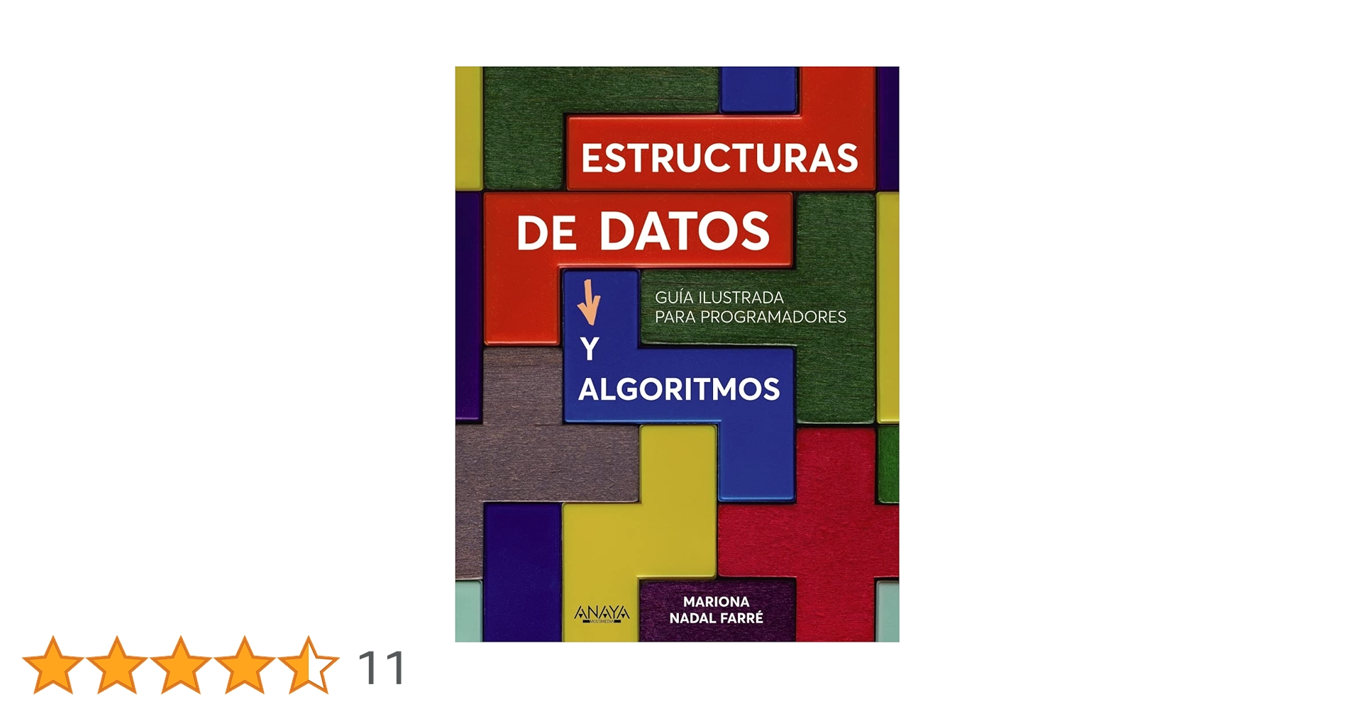MarionaJava's tweet card. Estructuras de datos y algoritmos: Guía ilustrada para programadores (TÍTULOS ESPECIALES)