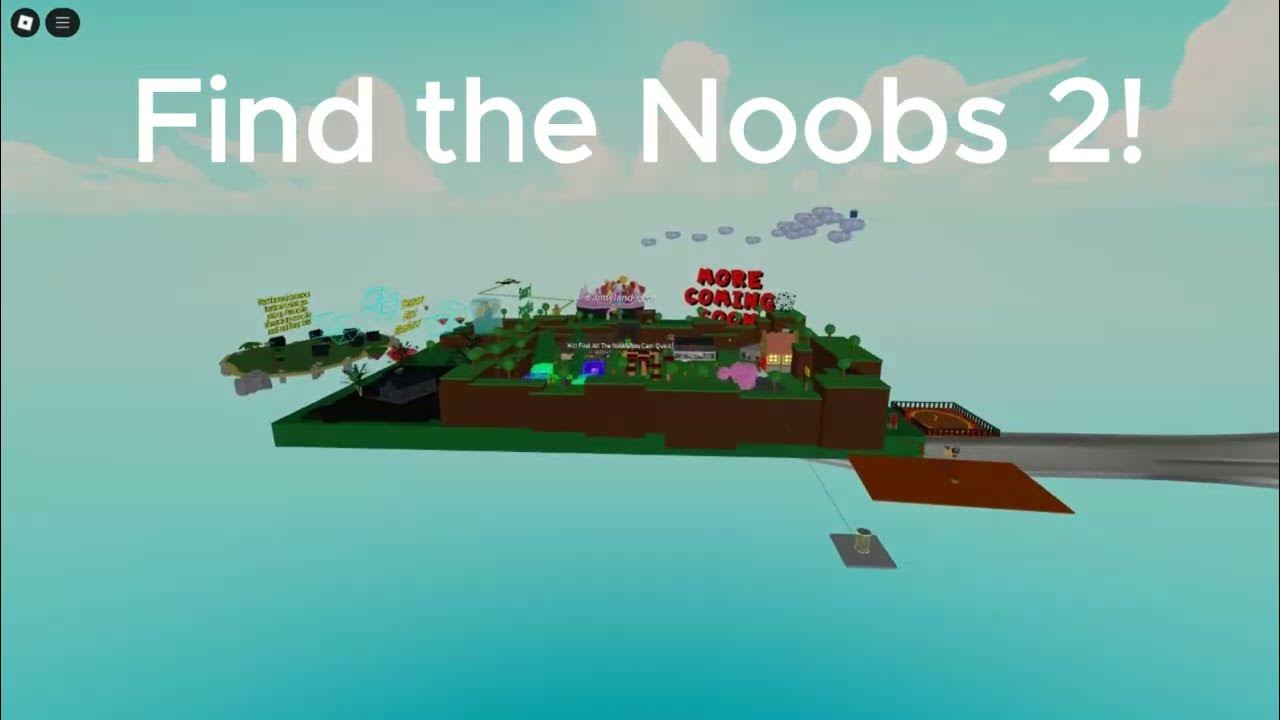 megagamesroblox's tweet card. Find Every Noob 2 (Teaser) 🔥