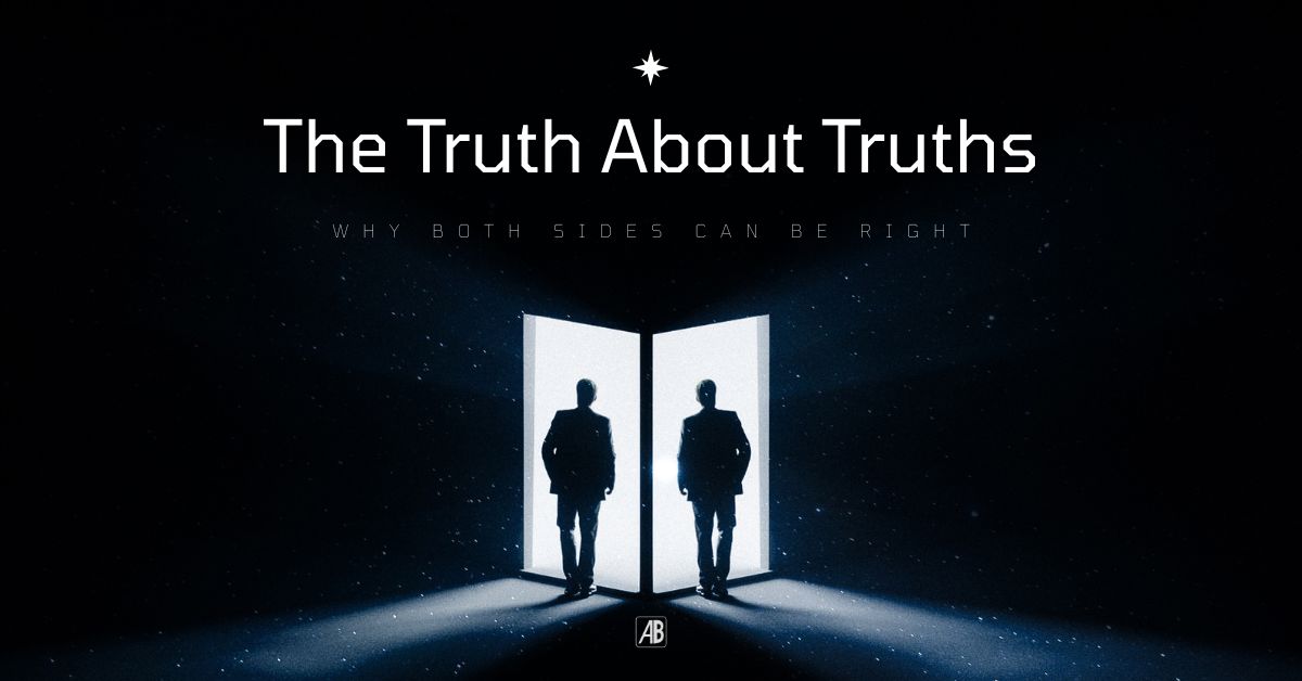 BlogAspiring's tweet card. Truth isn’t always black or white. This blog explores how opposites can both be right — and what that means for your mindset and choices.