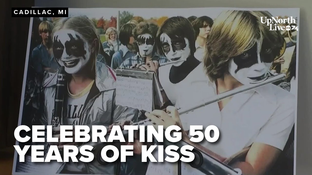 KissRemasters's tweet card. Michigan community celebrates 50 years since KISS rocked the town in...