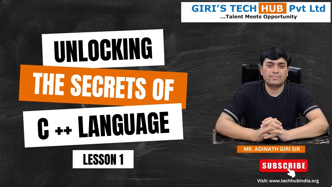 HubGiri's tweet card. Unlock the Secrets of c ++ language with Giri Sir | Introduction to...