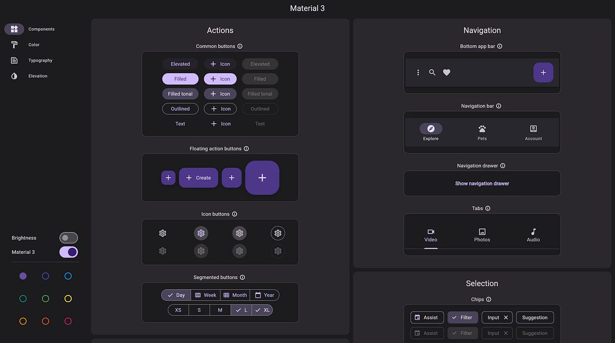 timsneath's tweet card. Material 3 updates, iOS improvements, and much more!