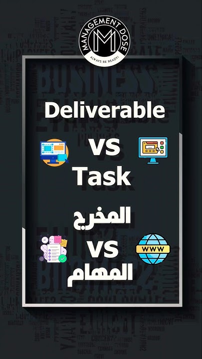 ProgrammingAdv's tweet card. Deliverables vs Tasks #management #pmp