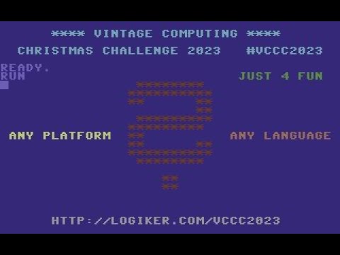 Logiker464's tweet card. VCCC2023 Announcement (Vintage Computing Christmas Challenge 2023)