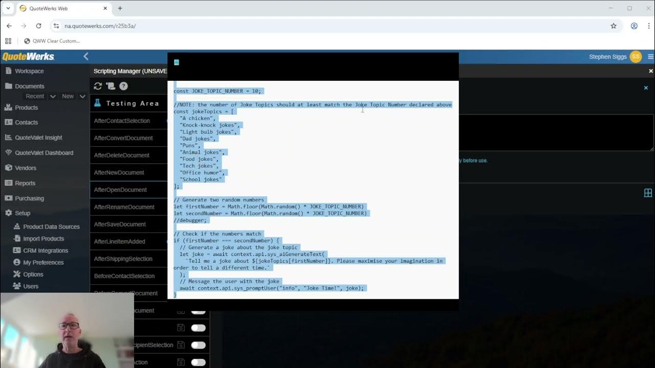 HilltopsIT's tweet card. 🛠️ QuoteWerks Web API Scripting Tip #11 – How to Implement a Script