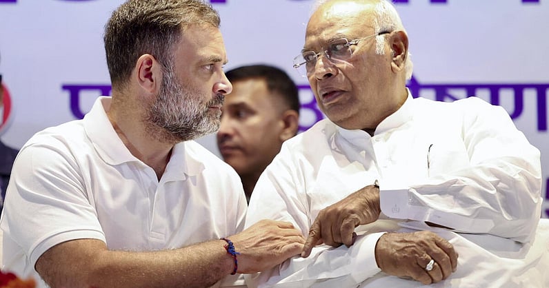 MKSinghGkp's tweet card. The Congress unveils its 'Nyay Sankalp Patra', targeting Extremely Backward Classes (EBCs) to rebuild its base in Bihar and the Hindi heartland, aiming to challenge BJP and regional parties.