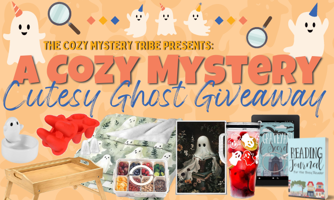 Aacm05's tweet card. Enter to win a Cozy Mystery reader prize pack!