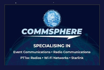 Commsphere_ltd's tweet card. Commsphere Ltd supplies 2-way radio hire, event wifi, strlink installation, point to point data links, office networking,