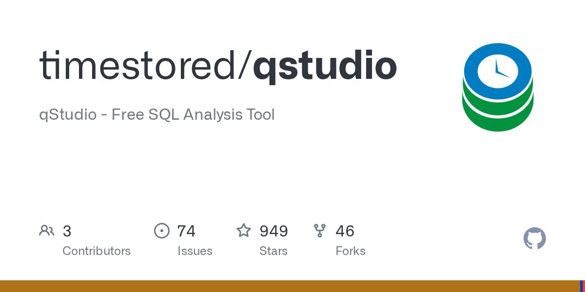 ponceto91's tweet card. qStudio - Free SQL Analysis Tool. Contribute to timestored/qstudio development by creating an account on GitHub.