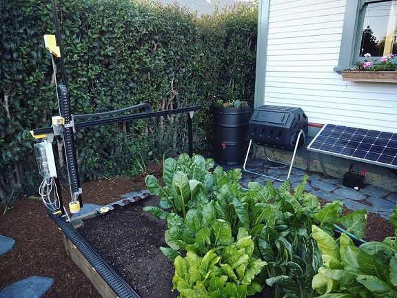arduino_servo's tweet card. Farmbot, un robot de código abierto para ayudarte en tu huerta realizado en torno a una placa Arduino Mega 2560 e impresión 3d, totalmente de código abierto