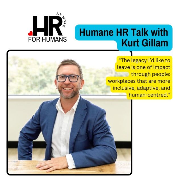 HRforHumansWork's tweet card. What happens when machines help hire humans but can’t feel ambition or empathy? Explore how Kurt Gillam blends AI and human insight to shape workplaces in this full interview.