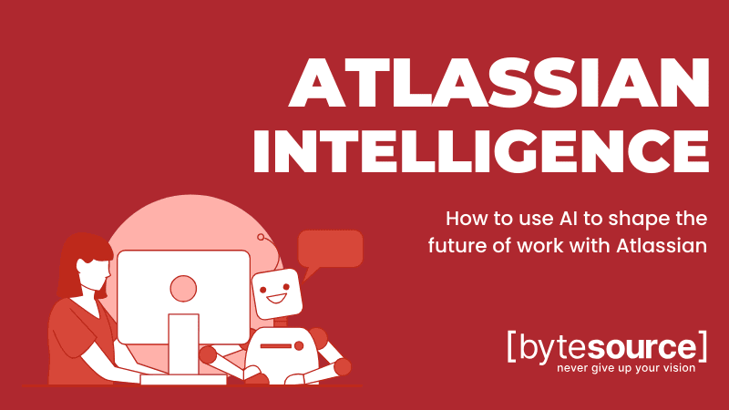 ByteSourceNet's tweet card. Discover how Atlassian Intelligence can help bring the future of work closer by helping productivity, teamwork, and innovation in Jira, Confluence and more.