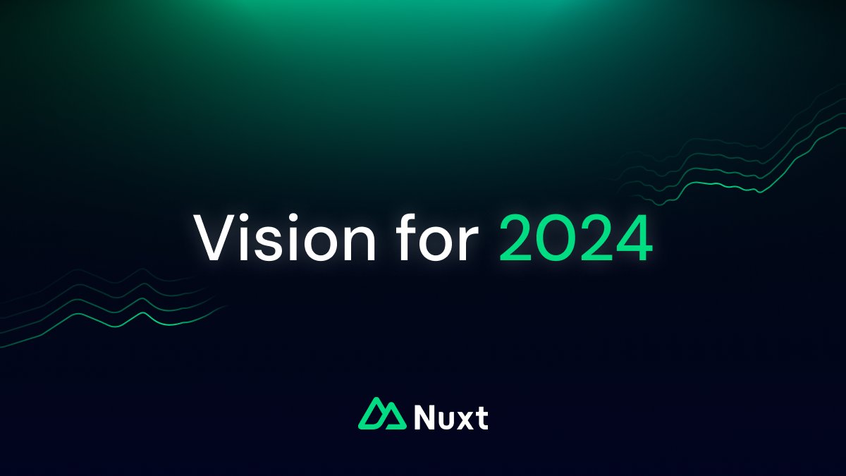 nuxt_js's tweet card. A lot of things have happened for Nuxt over the last year. Sébastien and Daniel share their thoughts on what we've achieved, and where we're going next.