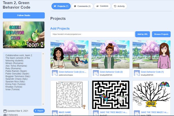ImenMarzouk's tweet card. By Imen Taktak Marzouk , Computer science teacher, Code Week Ambassador in Tunisia Green Behavior Code is an eTwinning project that involves Spain, Italy,
