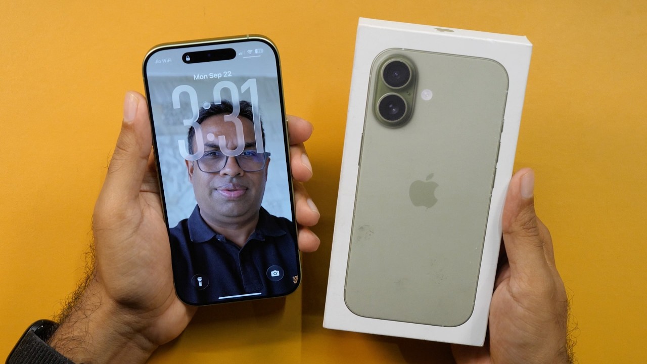 geekyranjit's tweet card. iPhone 17 Hands On Review - The Best Value iPhone (Retail Unit)