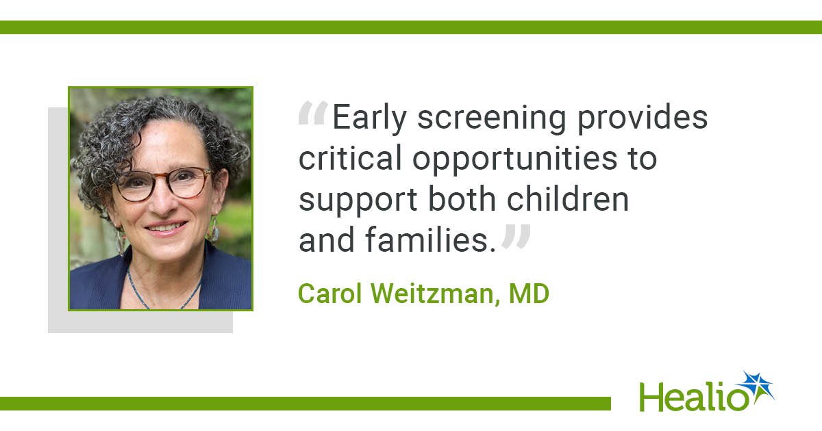 IDinChildren's tweet card. The AAP recommends that pediatric providers screen children beginning at age 6 months to identify early signs of mental, emotional and behavioral conditions that may develop as they get older.In a...