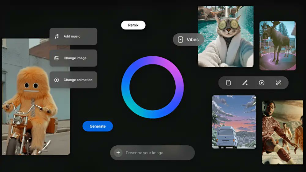 techspecsmart's tweet card. Know about Meta Vibes, the new AI video platform by Meta. Learn how it works, how to create and remix videos, and why it matters for both creators and everyday users.