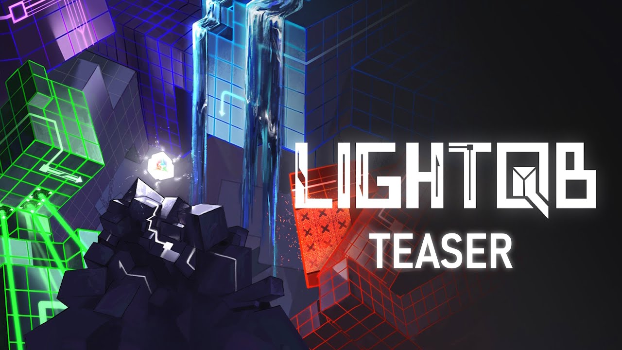 RobDoesStuff_'s tweet card. LightQb Official Gameplay Teaser – Wishlist Now on Steam!