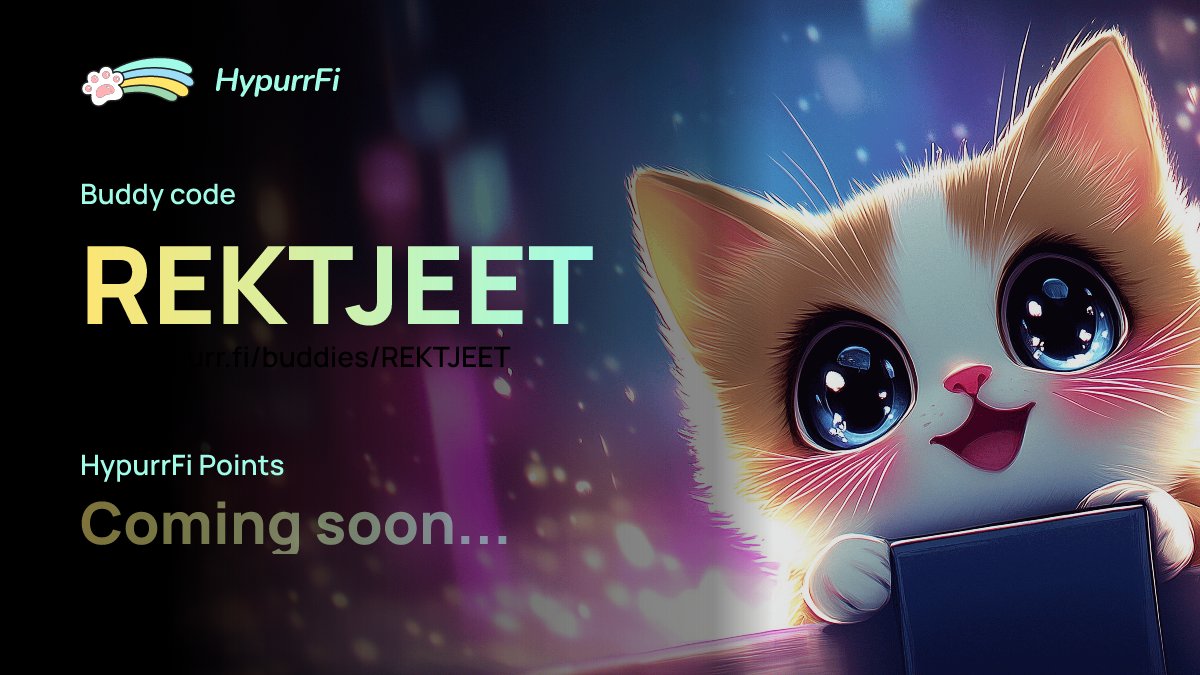HashError's tweet card. HypurrFi is a lending market on Hyperliquid's HyperEVM supporting both pooled and isolated markets