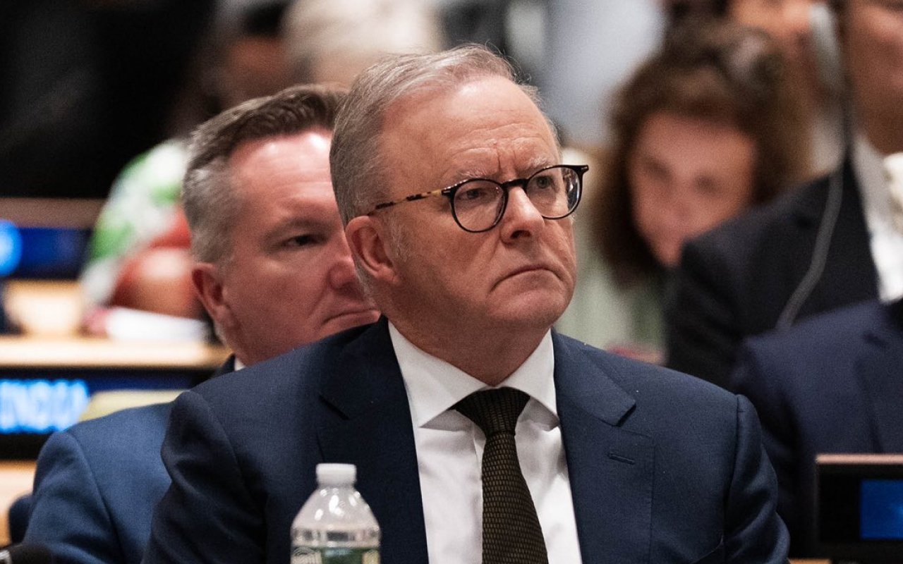 NoticerNews's tweet card. Anthony Albanese has called for media and politicians to "turn down the temperature" of debate after allegedly receiving a death threat from an aboriginal man.
