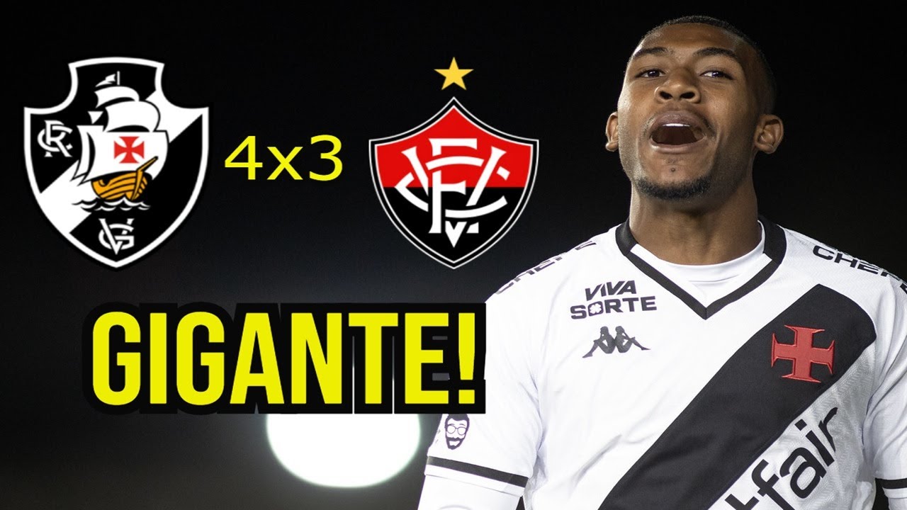 BlogDoGarone's tweet card. ANÁLISE DE VASCO 4X3 VITÓRIA | CAMPEONATO BRASILEIRO 2025
