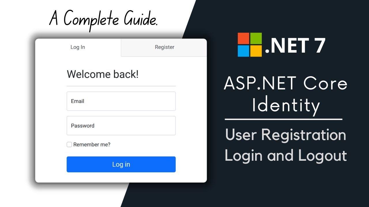 CodAffection's tweet card. Asp.Net Core MVC & Identity UI - User Registration and Login