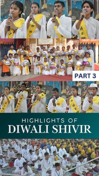 Raj_Kumar5870's tweet card. Glimpses of Diwali Shivir 2024 at Motera Ashram Ahmedabad #santshri...