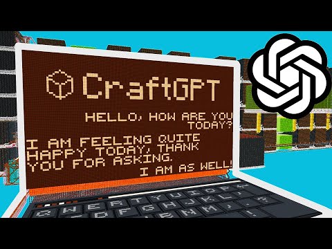 saranormous's tweet card. I built ChatGPT with Minecraft redstone!