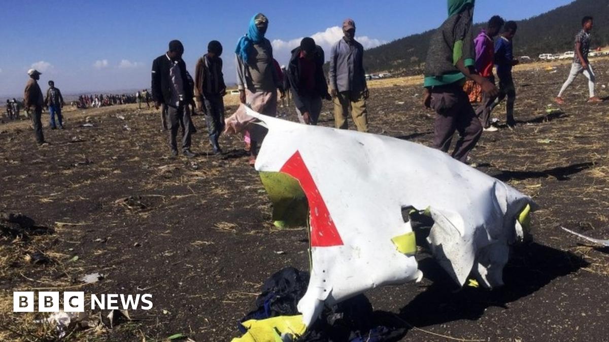 BBCBreaking's tweet card. The Boeing 737 Max-8 had 157 people on board, including Kenyans, Britons, Canadians and Americans.