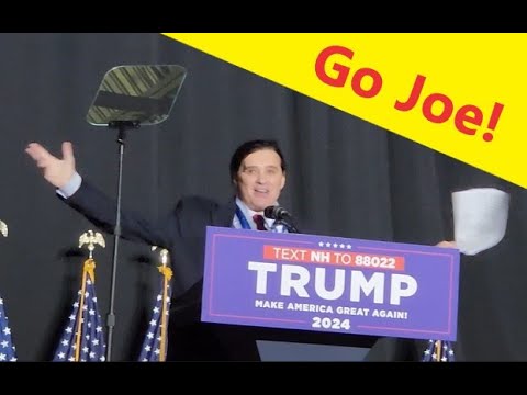 joekellynh's tweet card. Joe Kelly Levasseur pre-Trump speech Manchester, NH Jan 20, 2024