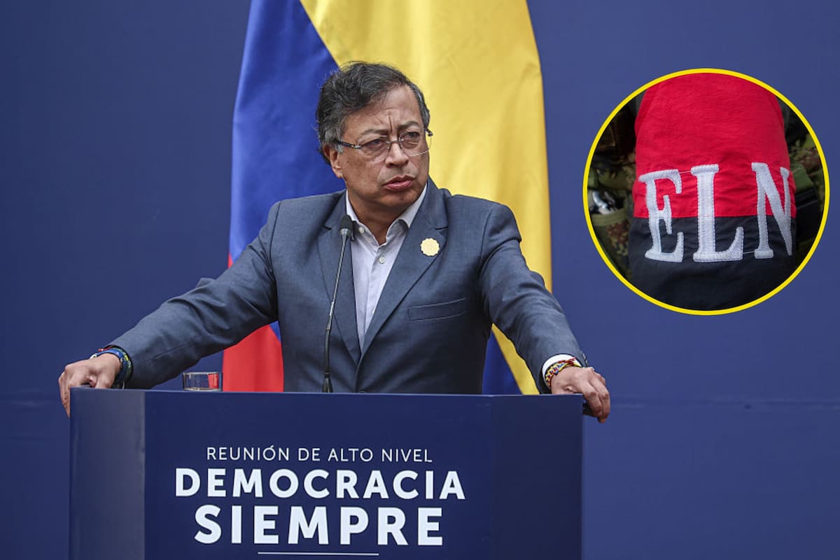 WRadioColombia's tweet card. Además de la intención de reiniciar contactos con ELN, el presidente Gustavo Petro reveló que continúan los acercamientos con el Clan del Golfo para una negociación en Qatar.