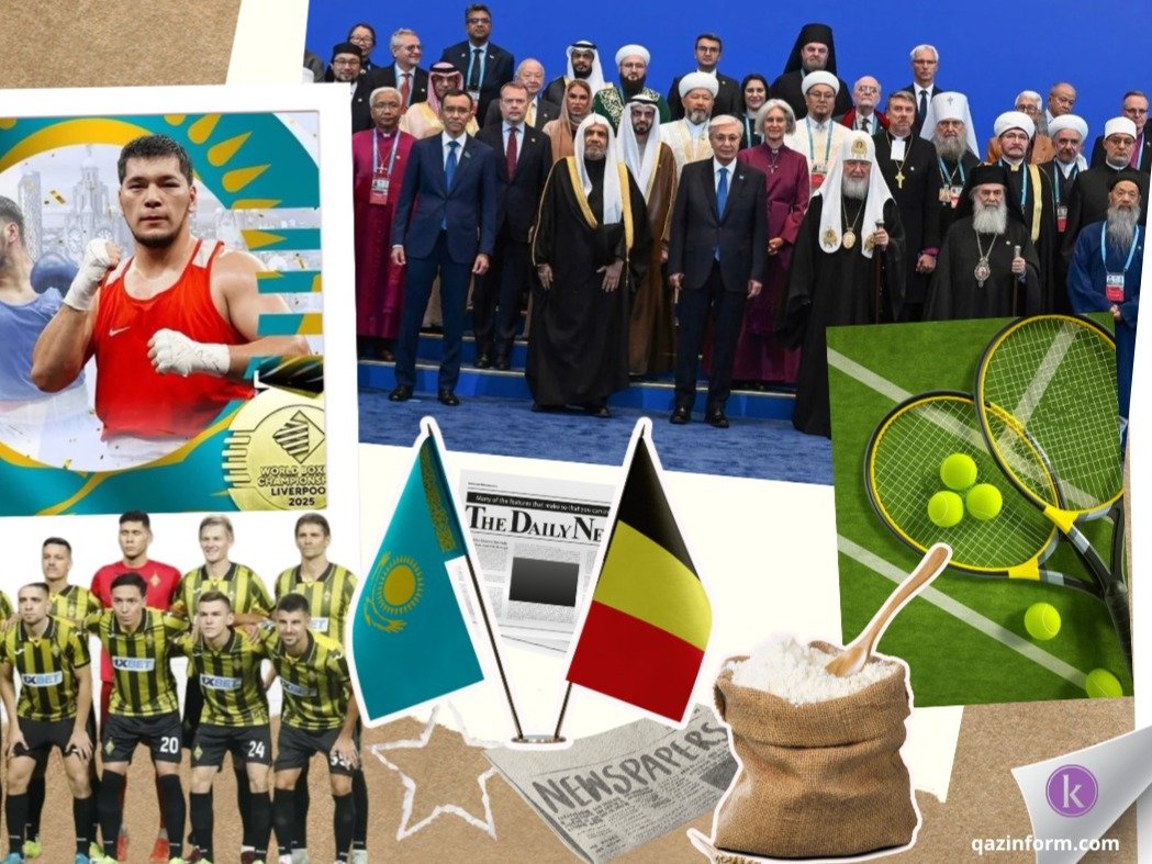 kazinform_eng's tweet card. Based on recent developments, including Kazakhstan’s boxing team topping the medal table at the first-ever World Boxing Championships in Liverpool, and FC Kairat making history by qualifying for the...