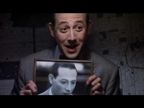 useTheForcing's tweet card. Pee Wee's Big Adventure - Basement meeting