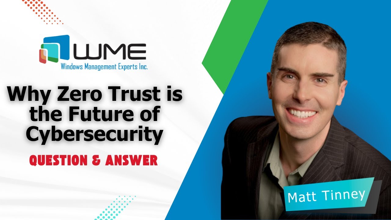 WinMgmtExperts's tweet card. 🔐 Why Zero Trust Is the Future of Cybersecurity | WME Insights