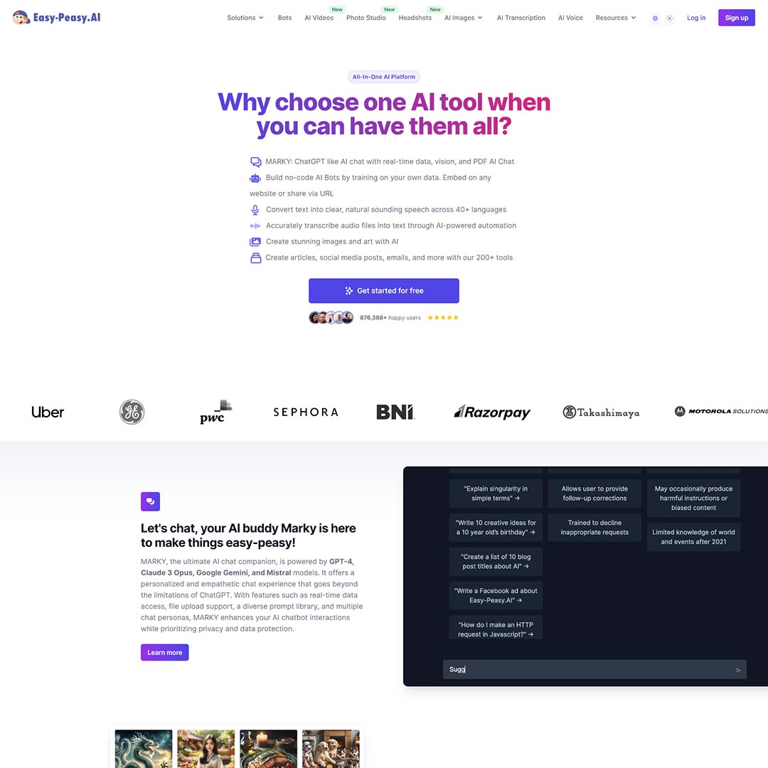 dcpwebdesigners's tweet card. Easy-Peasy.AI is an all-in-one AI platform designed to streamline content creation and enhance productivity across various domains.