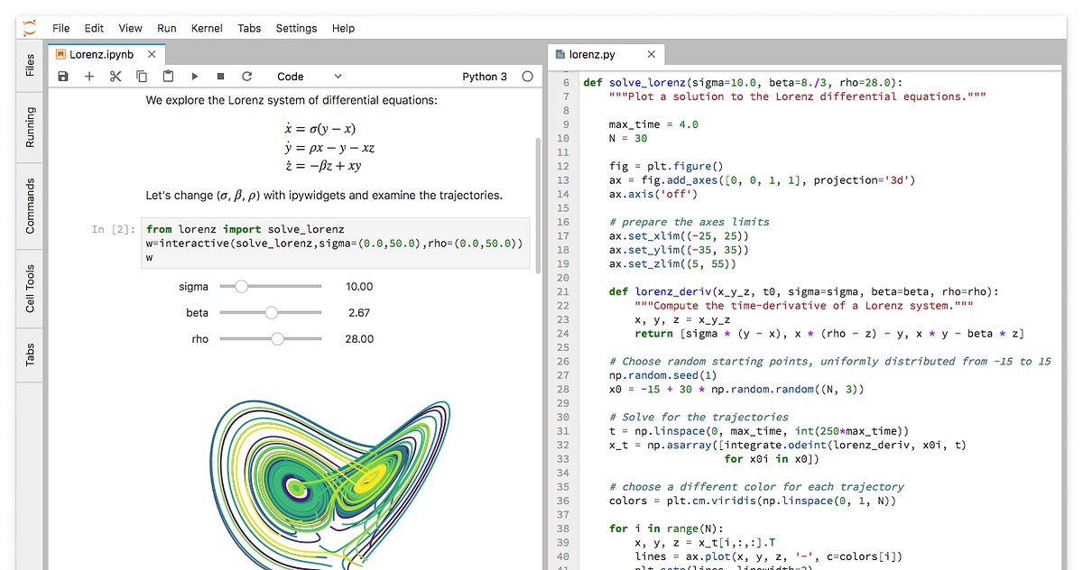 ProjectJupyter's tweet card. We are proud to announce the beta release series of JupyterLab, the next-generation web-based interface for Project Jupyter.