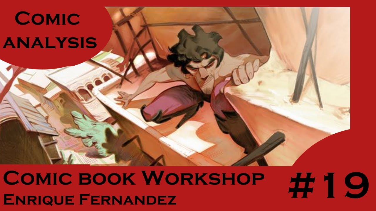 Wesleyedwardsa1's tweet card. Comic book workshop: Enrique Fernandez