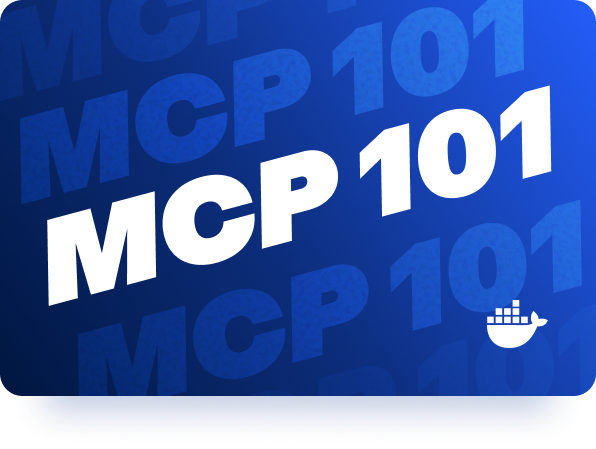 Docker's tweet card. Learn the MCP basics and show you how to get up and running in minutes. You’ll also learn how to build real-world workflows with popular MCP servers to make your coding AI agents smarter and more...