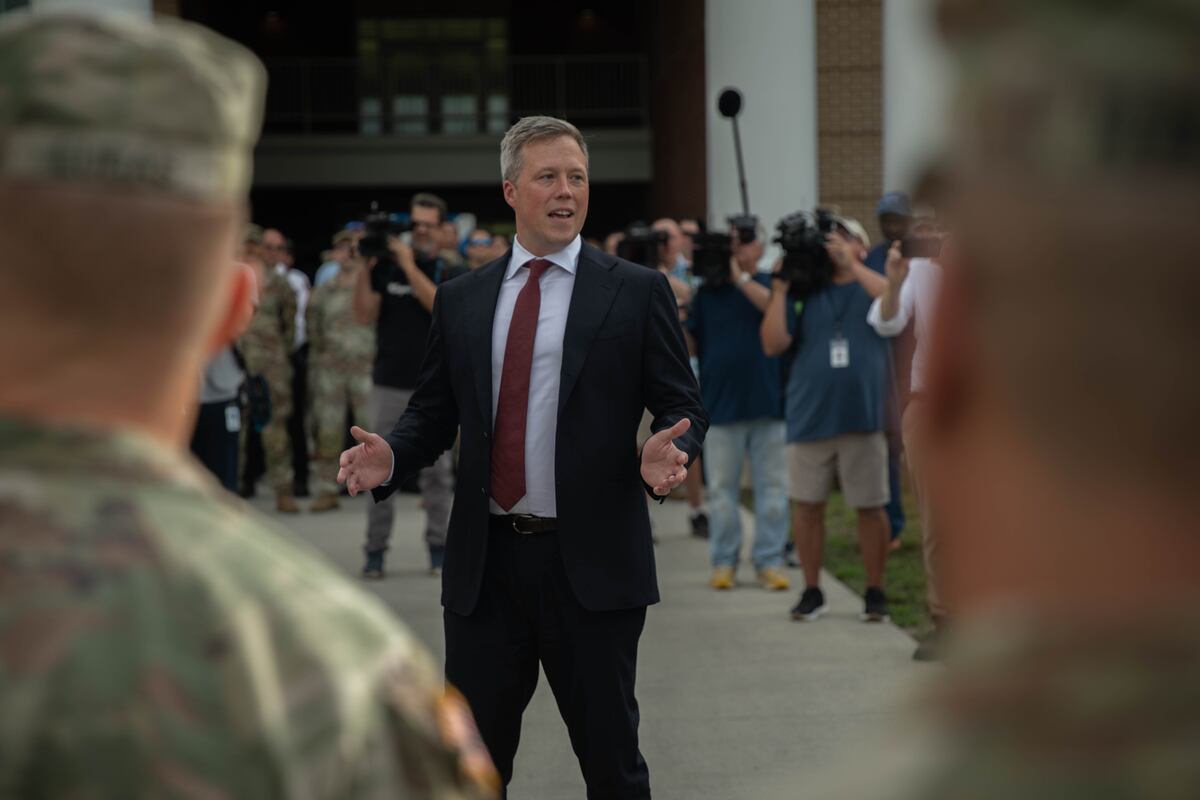 defense_news's tweet card. The Army secretary announced major coming changes to purchasing, parts repairs and technological adoption in a heated address at AUSA's annual meeting.