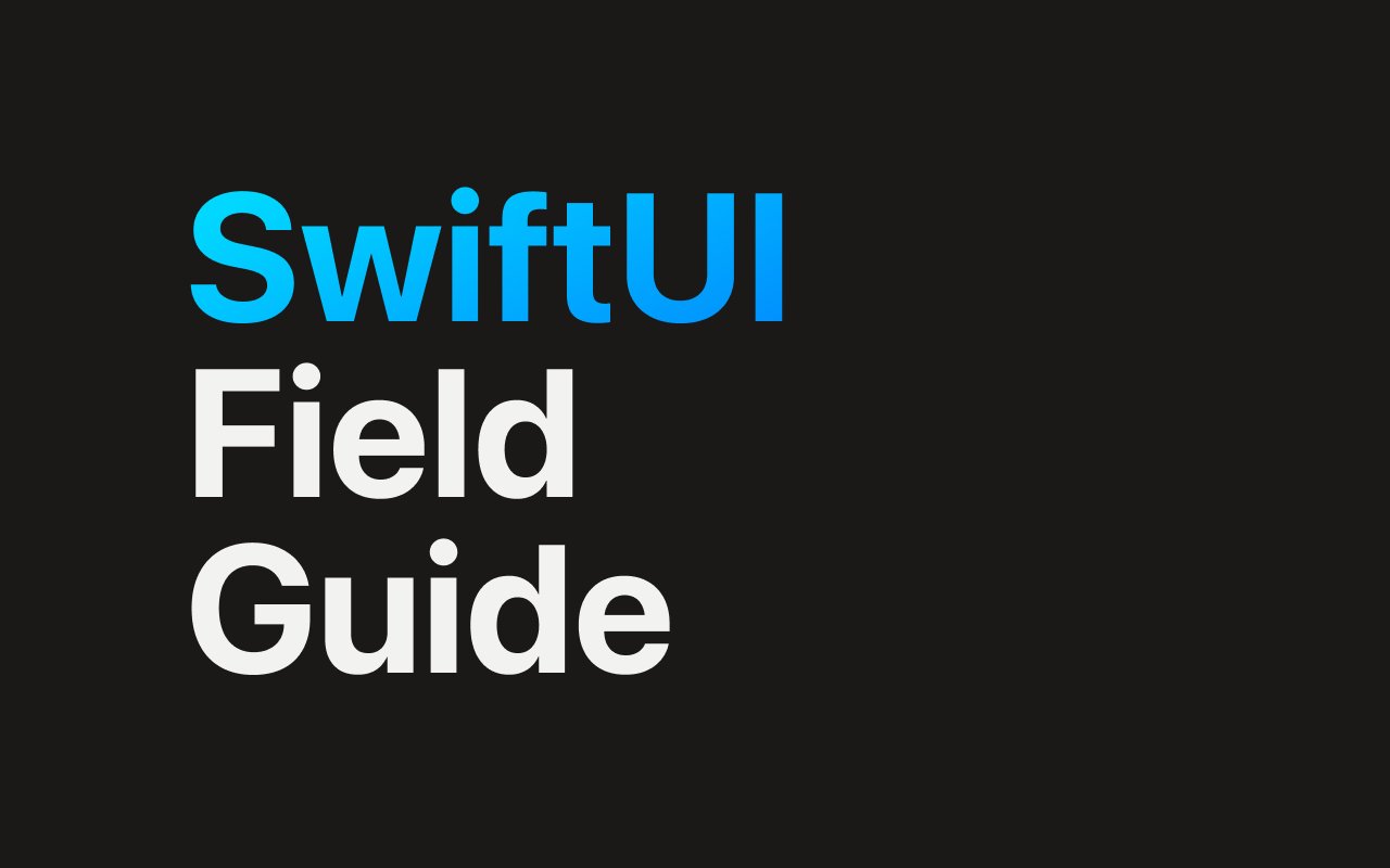 chriseidhof's tweet card. A visual guide to help explore SwiftUI