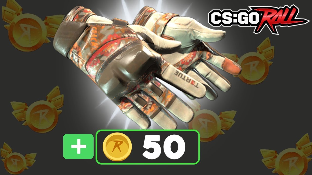JesperCS2's tweet card. 50 COINS TO POW! GLOVES ON CSGOROLL