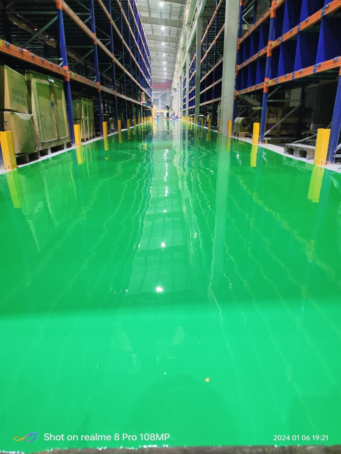 ATechflow's tweet card. Our recent 1600 sqmtr Epoxy flooring application project in a modern and sophisticated manufacturing and service workshop in Odisha, stands as a shining example of our team’s dedication, precision,...