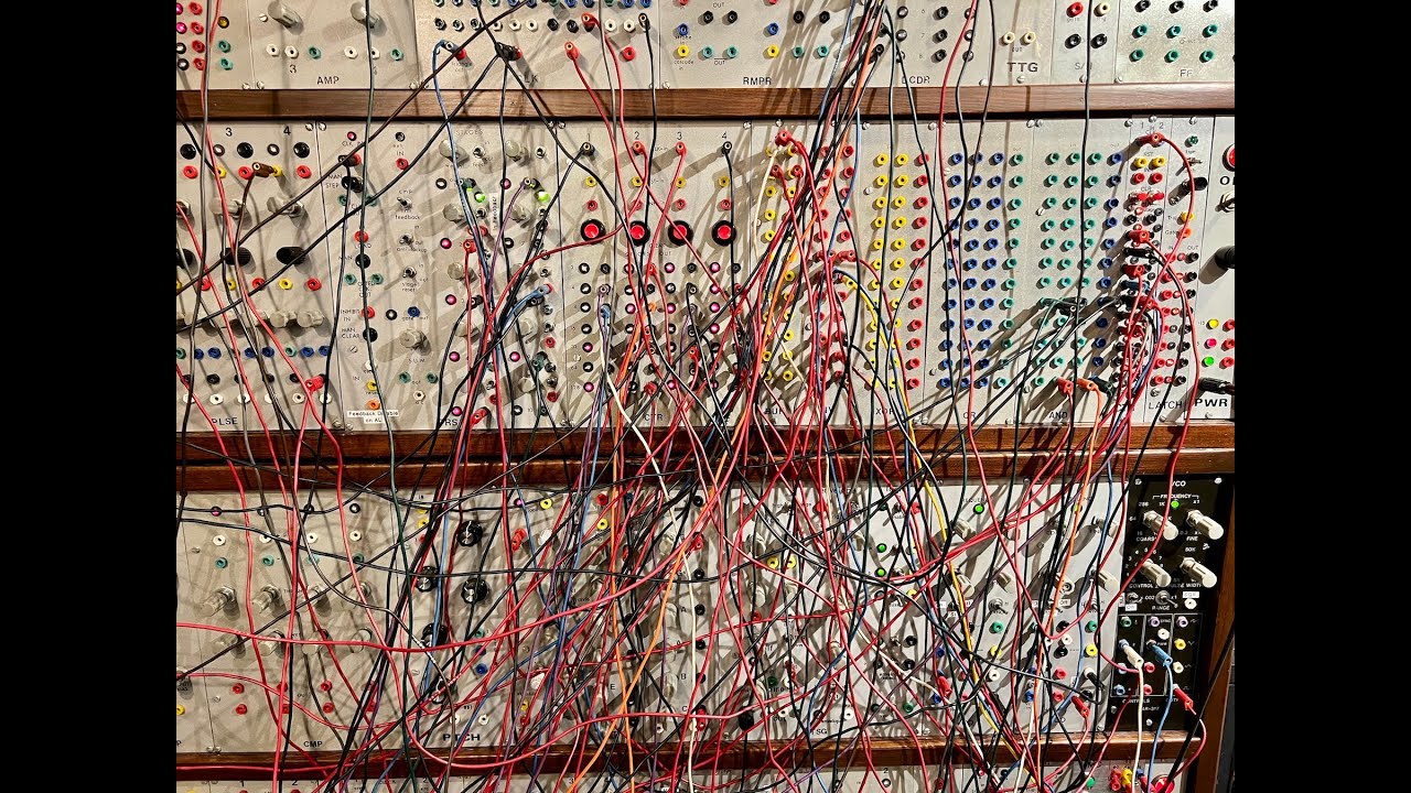 ModularSynth's tweet card. Autonomous Live Generative Synth Patch from my Custom Modular System