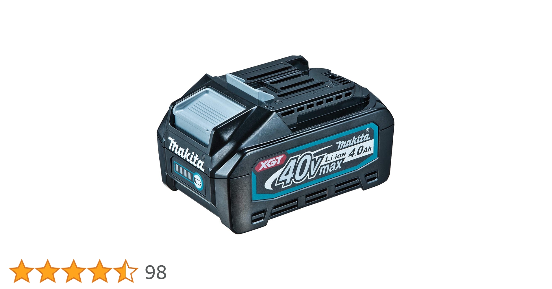 syokai_code's tweet card. ハイパワー・長寿命・高耐久「40Vmax」リチウムイオンバッテリ 工具⇔バッテリ⇔充電器間で最適化デジタル通信。給電・充電共に最適化を実現し、高負荷時の連続作業時間アップ(最大約2.2倍※)・バッテリ長寿命化(約50%アップ※)を両立 ※マキタ基準による 防じん・防水保護等級IP56(バッテリ本体の保護等級) 耐衝撃性約40%アップ(マキタ従来品比) 4段階残容量表示+自己故障診断機能付き...