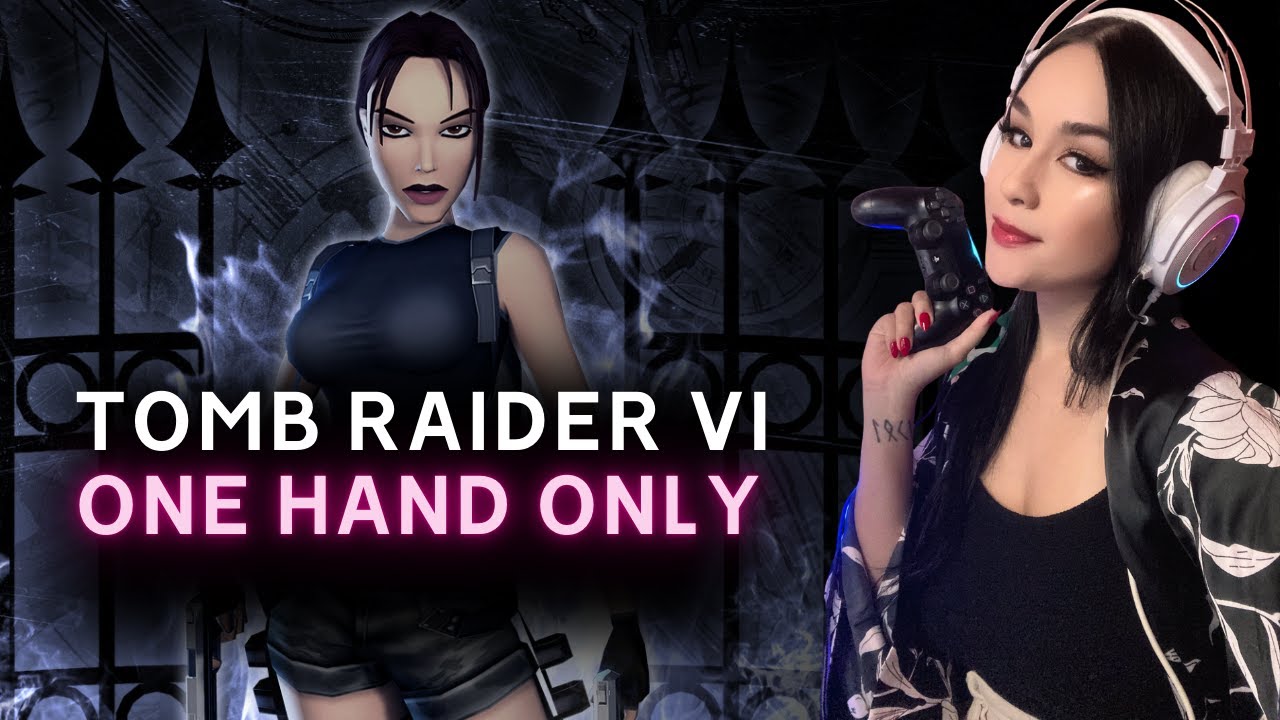bru_dancer's tweet card. TOMB RAIDER: THE ANGEL OF DARKNESS - ONE HAND ONLY | APENAS COM UMA...