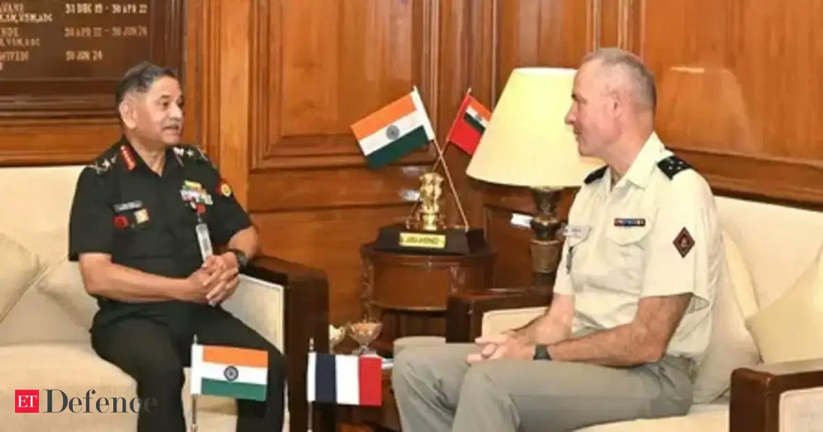 alpha_defense's tweet card. France is keen on acquiring Indian long-range rockets, loitering munitions, and counter-drone systems following their performance in Operation Sindoor. The French Army chief expressed interest in...